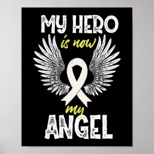 Min Hero är nu min vetskap om Lung Cancer Poster