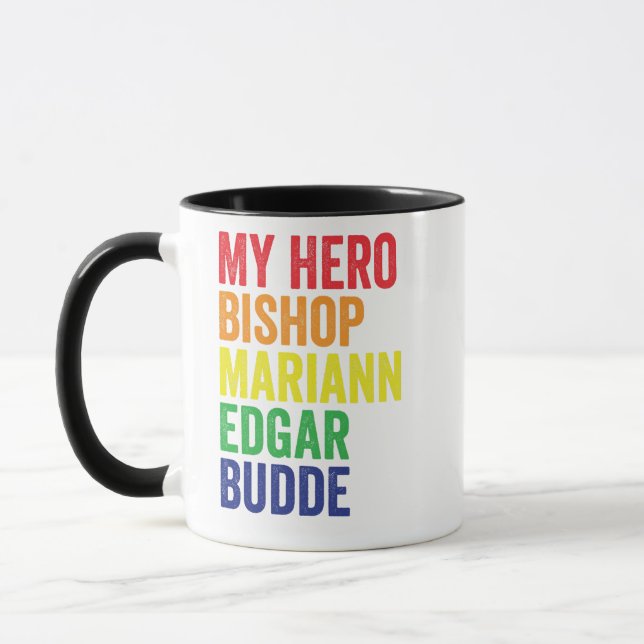 Min Hero Bishop Mariann Edgar Budde Trans HBT Mugg (Vänster)