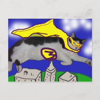 Min Hero Cat Vykort