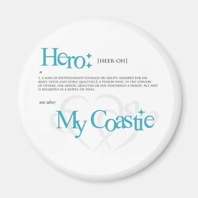 Min Hero, min Coastie Magnet (Framsidan)