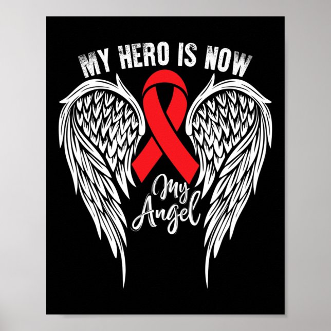 Min Hero-sickle Cell Anemi Awareness Supporter Ri Poster (Framsidan)
