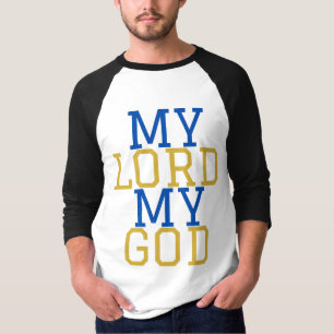 Min herre Gud Biblical Manar 3/4 T Shirt