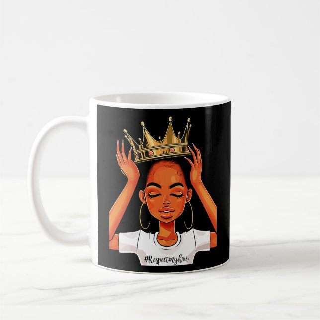 Min himmelsvarshistorik, måndag Roots Queen Afro W Kaffemugg (Vänster)