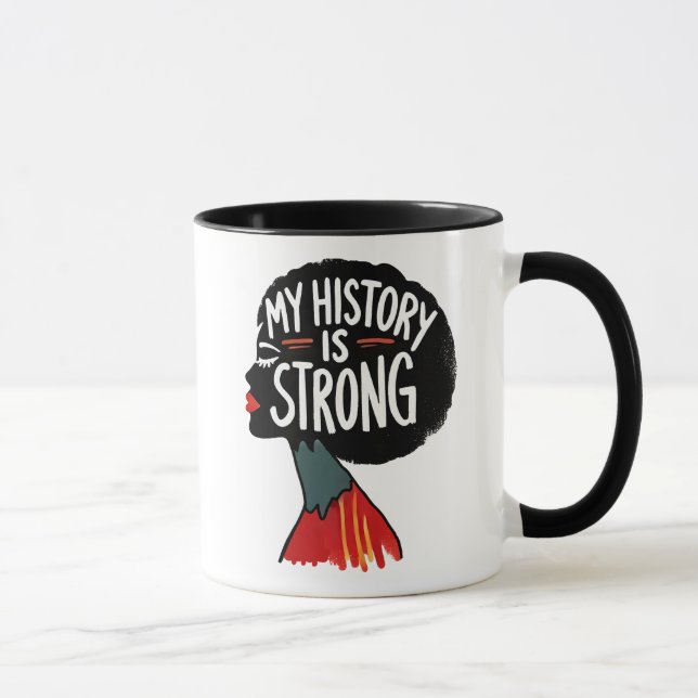 Min historia är stark  mugg (Höger)