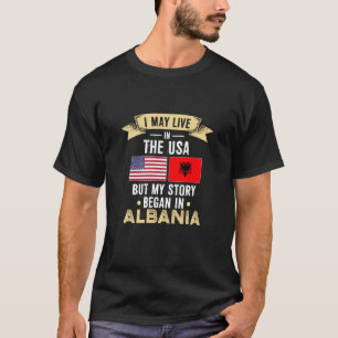 Min historia började i Albanien T Shirt