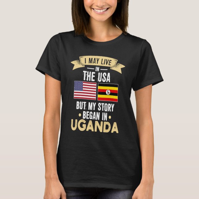Min historia började i Apuanda T Shirt (Framsida)