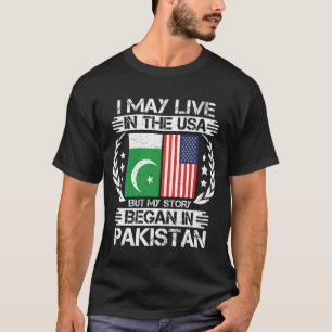 Min historia började i Pakistan T Shirt
