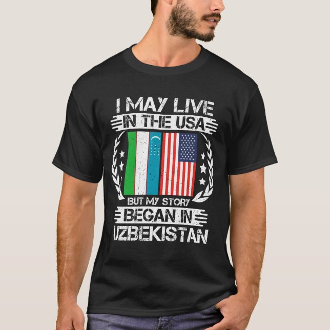 Min historia började i Uzbekistan T Shirt (Framsida)