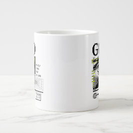 Min hjälp kommer från Herren Psalm 121:2 retrowave Jumbo Mugg
