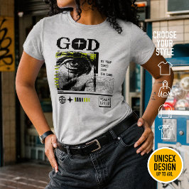 Min hjälp kommer från Herren Psalm 121:2 retrowave T Shirt