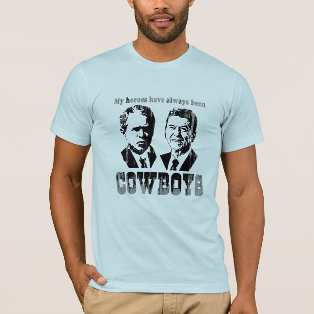 Min hjältar har alltid varit cowboys Faded.png Tee (Framsida)