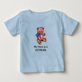 Min hjälte är en VETERAN BABY T-Shirt