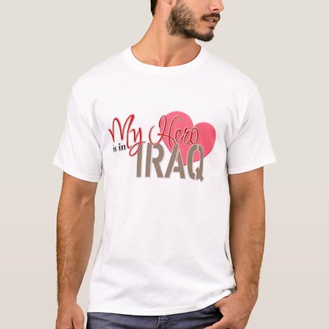Min hjälte är i Irak T-shirt (Framsida)