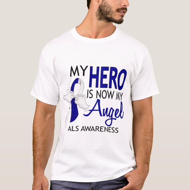 Min hjälte är min ängelALS T-shirt (Framsida)