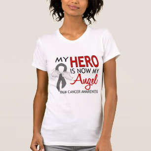 Min hjälte är min ängelhjärncancer t-shirt