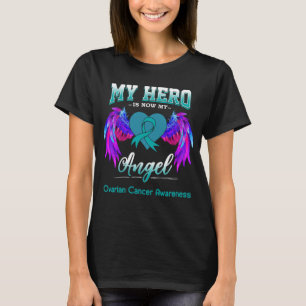 Min hjälte är nu min ängel - Medvetenhet om äggsto T Shirt
