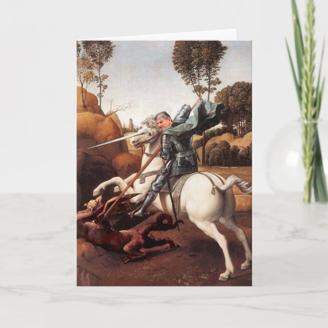 Min Hjälte Födelsedagskort Kort (Framsida)