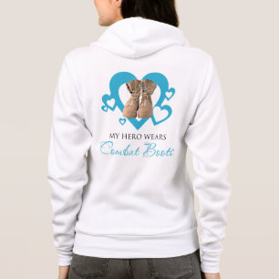 Min hjälte ha på sig stridkängor t-shirt