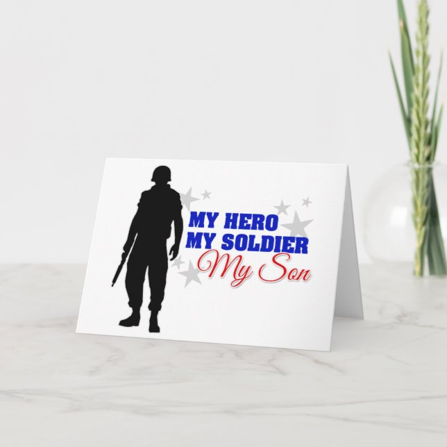 Min hjälte, min soldat, min Son Kort (Framsida)