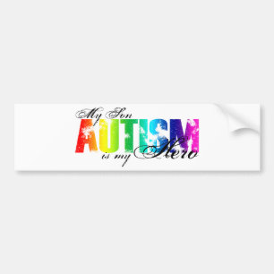 Min hjälte min Son - Autism Bildekal