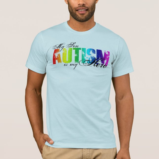 Min hjälte min Son - Autism Tröja (Framsida)