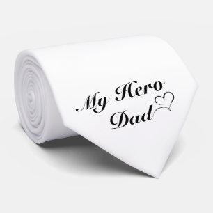 Min hjälte pappa halsduk present för stolt fader s slips