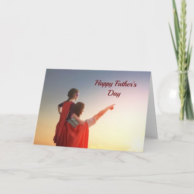 Min hjältefars dag kort (Framsida)