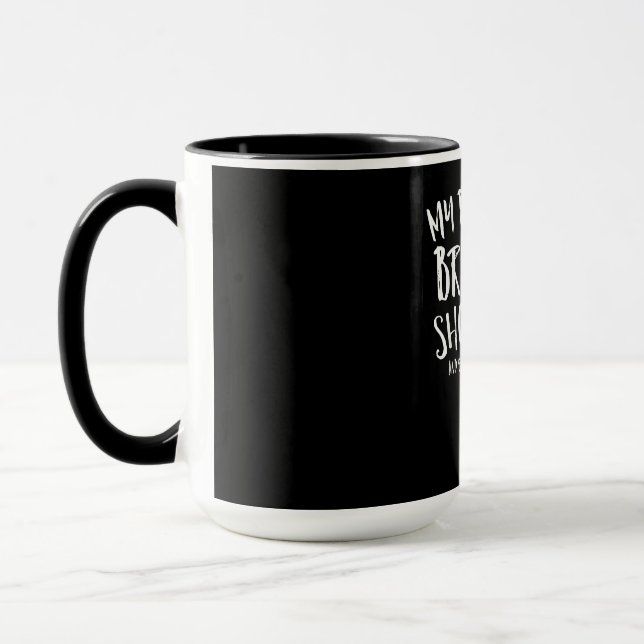 Min hjärna är 95 brevsortstexter. mugg (Vänster)