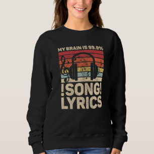Min Hjärna Är 99 9 Sångtexter Edm Musik  Dj Musici T Shirt
