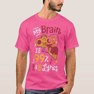 Min hjärna är 99 RB-text T Shirt