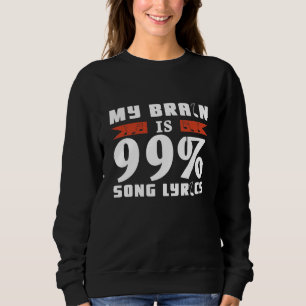 Min hjärna är 99 Sång-sångerska musikaliska teater T Shirt
