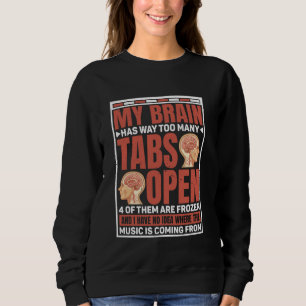 Min hjärna har öppnat för många flikar — t shirt