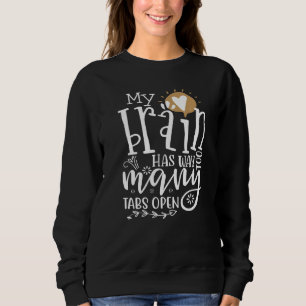 Min hjärna har så många flikar öppna 12 t shirt