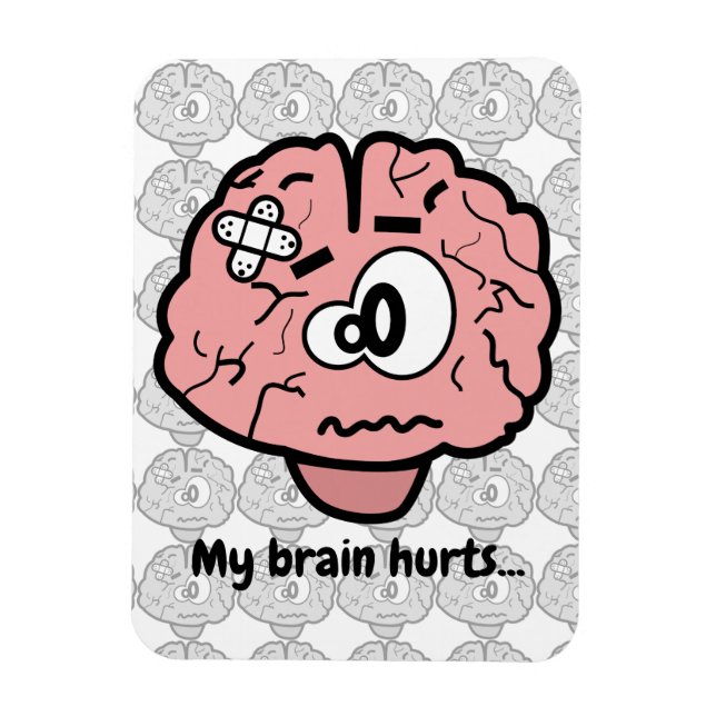 Min hjärna Ontr Magnet (Vertikal)