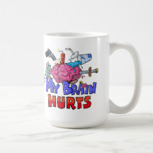 Min hjärna Ontr Mörk Humor