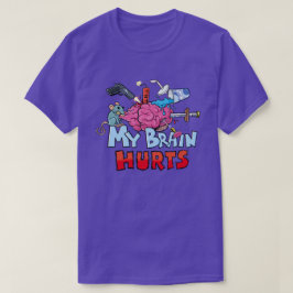 Min hjärna Ontr Mörk Humor T Shirt