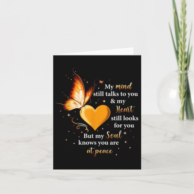 Min hjärna talar fortfarande till dig hjärta, själ kort (Framsida)