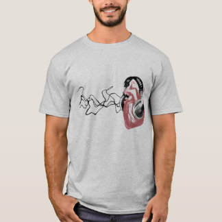 Min hjärta älskar musik tee shirt