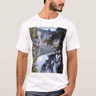 Min hjärta är här tee shirt