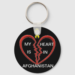 Min hjärta är i Afghanistan Nyckelring