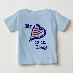 Min hjärta är i Irak Tshirts och gåvor