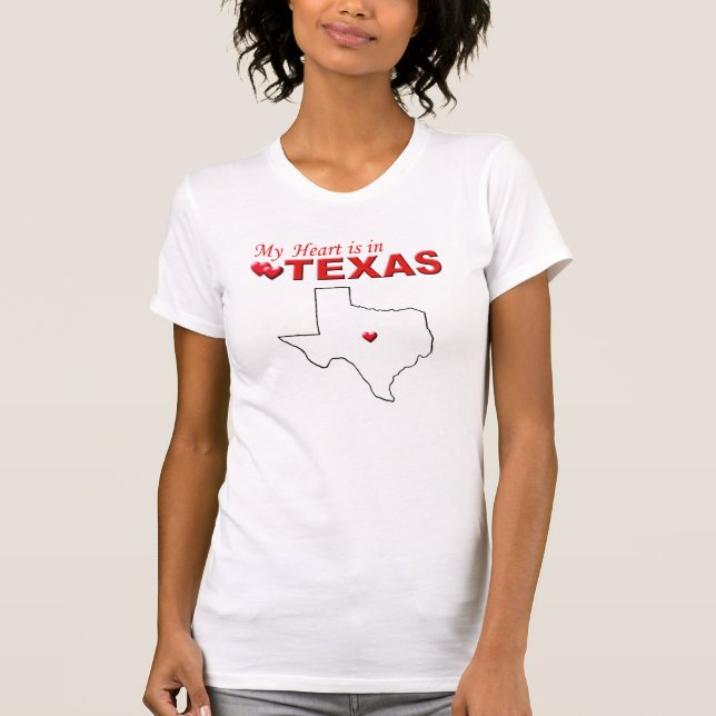 Min hjärta är i Texas Tröja (Framsida)
