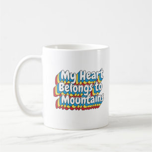 MIN HJÄRTA BLICKAR PÅ MOUNTAINER KAFFEMUGG
