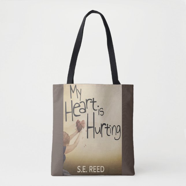 Min hjärta gör ont Totebag  Tygkasse (Framsida)