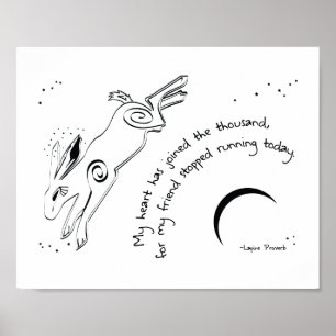 MIN HJÄRTA HAR GÅTT MED TUSEN POSTER