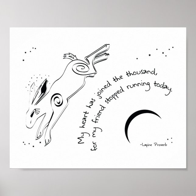 MIN HJÄRTA HAR GÅTT MED TUSEN POSTER (Framsidan)