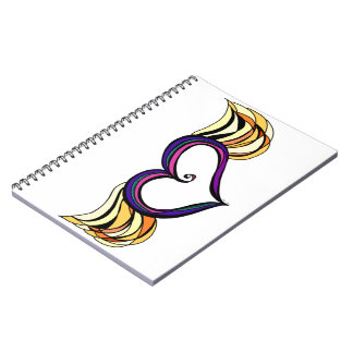 Min hjärta har vingaranteckningsboken anteckningsbok