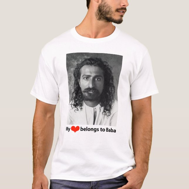 Min hjärta hör hemma till babaen tee (Framsida)