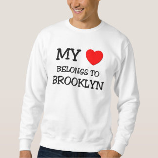 Min hjärta hör hemma till BROOKLYN Sweatshirt