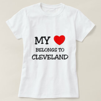 Min hjärta hör hemma till Cleveland Tee Shirt